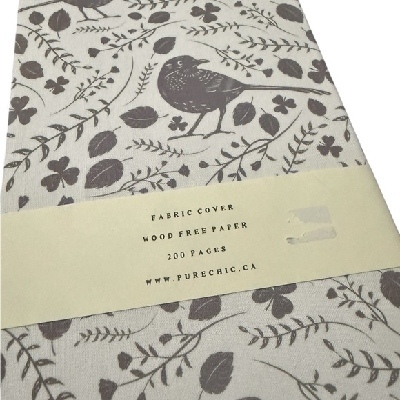 Gray Bird Pattern Notebook - Picture 4 of 5